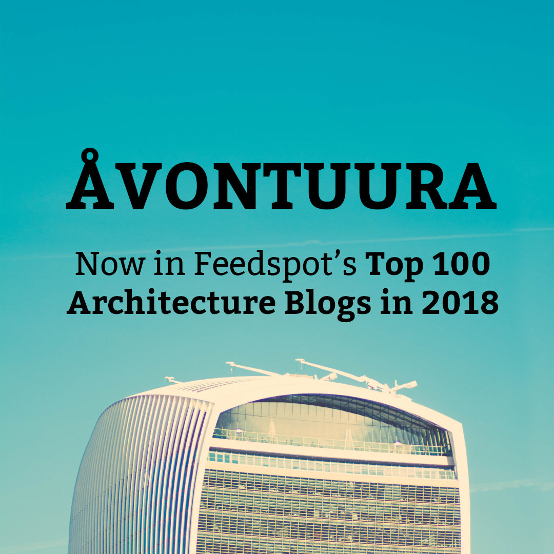 ÅVONTUURA Makes Feedspot's Top 100 Architecture Blogs