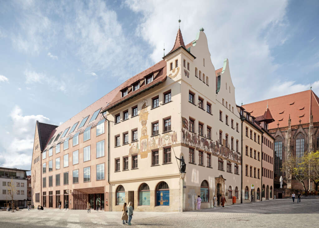 Behles & Jochimsen Architekten complete stunning flagship building in Nuremberg's old town