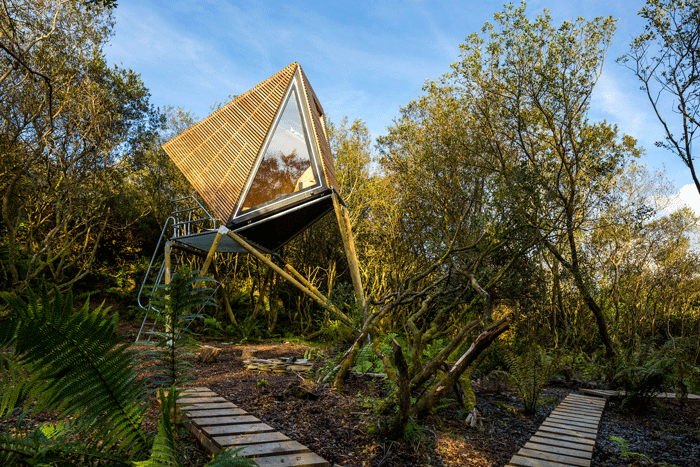 Explore these Wilderness Cabins in a Disused Quarry