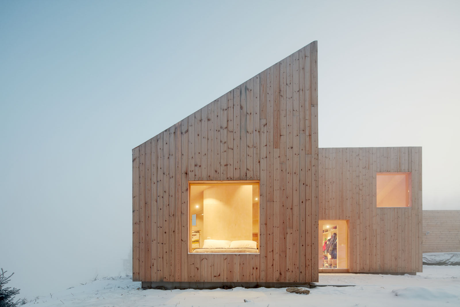 Clean Lines Define This Adventure Seeker's Cabin in Rural Norway