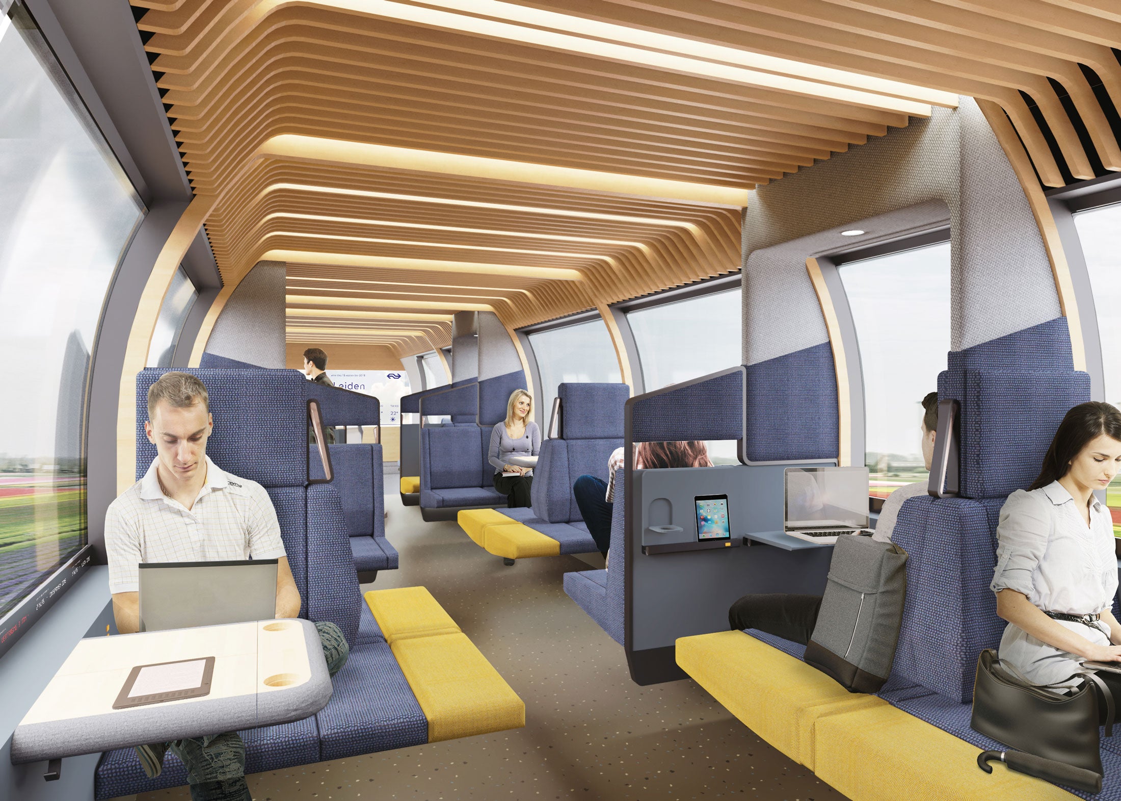 Mecanoo and Gispen Invision NS Train of the Future