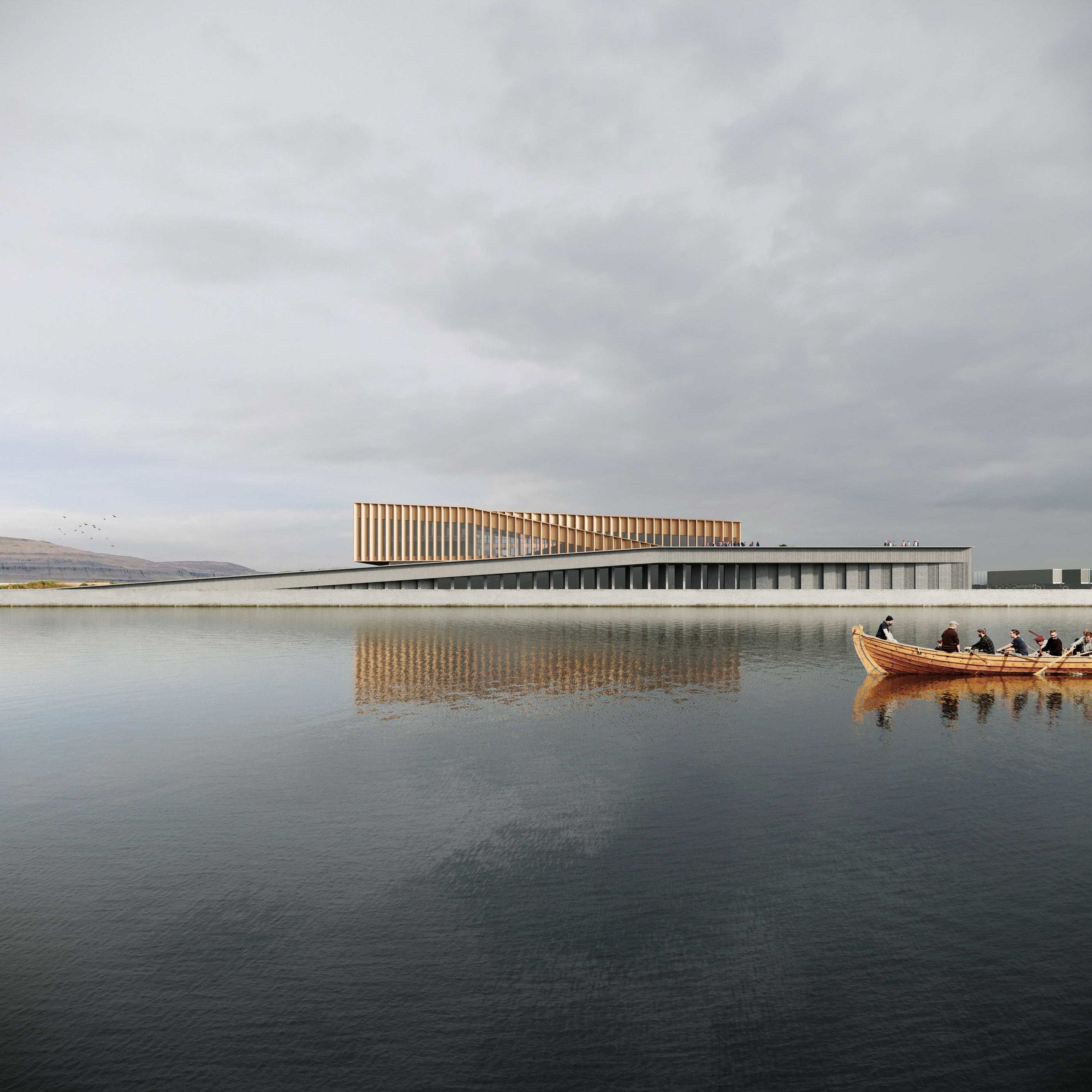 Henning Larsen design new ferry terminal inspired by local customs in the Faroe Islands