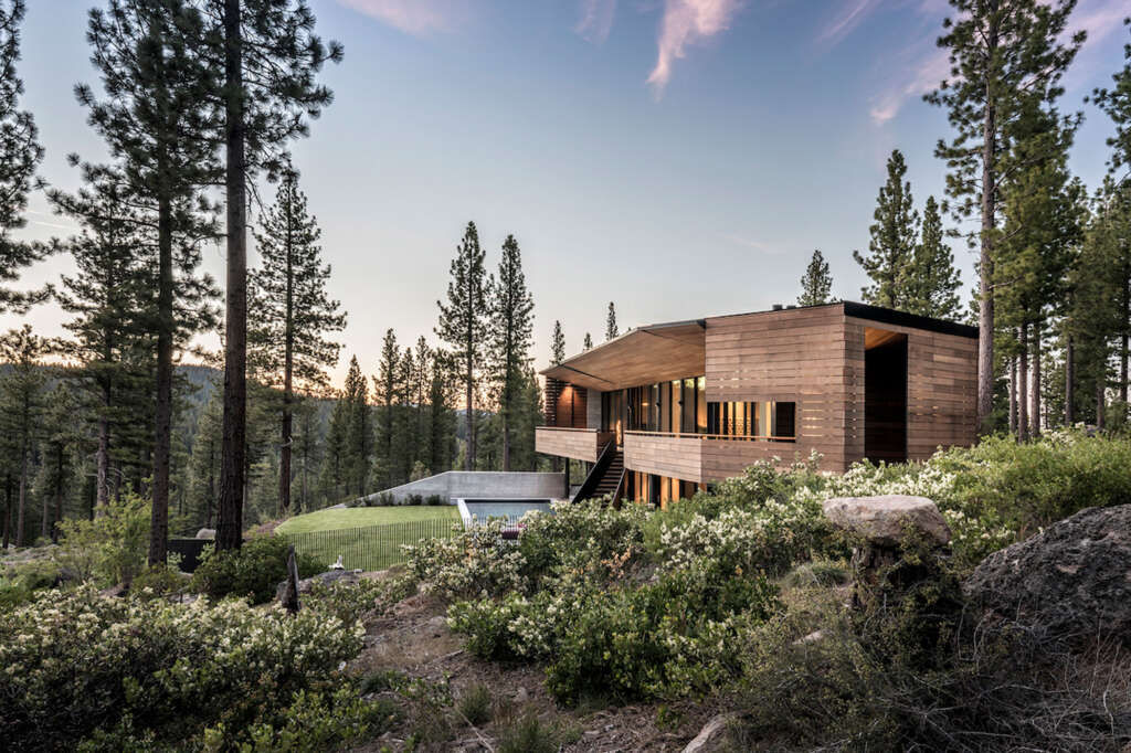 Faulkner Architects design California mountain retreat shaped by the surrounding forest