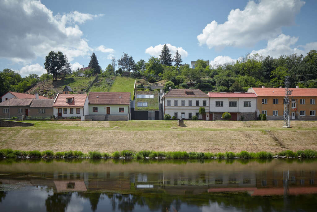 This stepped house in the Czech Republic comes with views to a castle and river valley