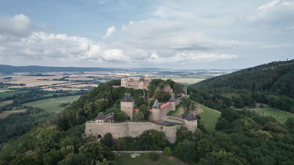 This castle in the Czech Republic undergoes a contemporary reconstruction