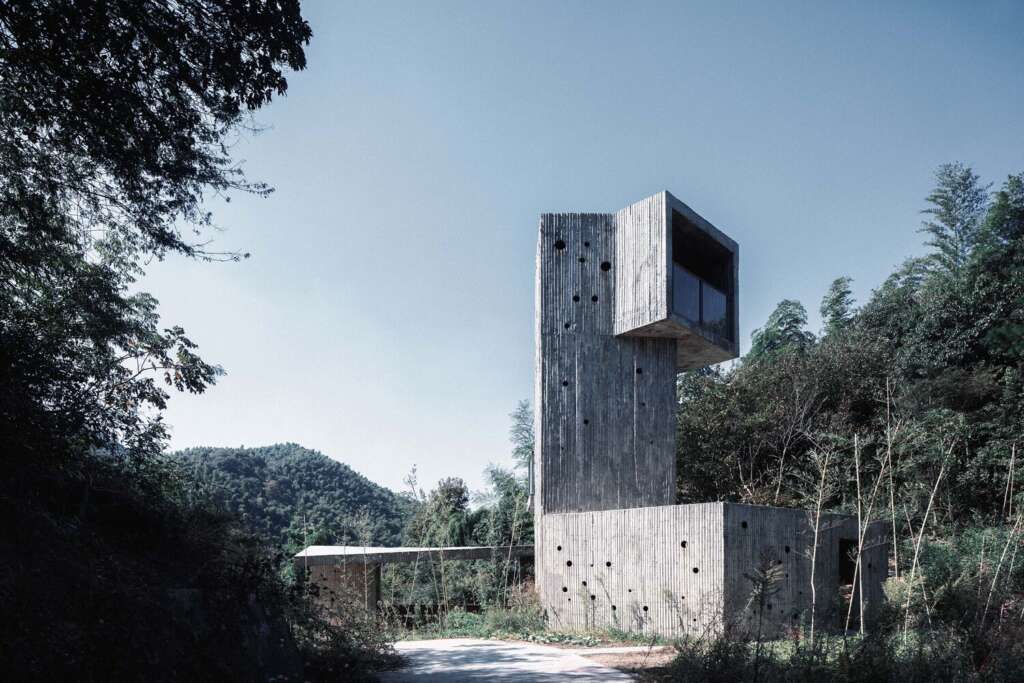 Jumping House Lab design mountaintop rest station and lookout in Shaoxing
