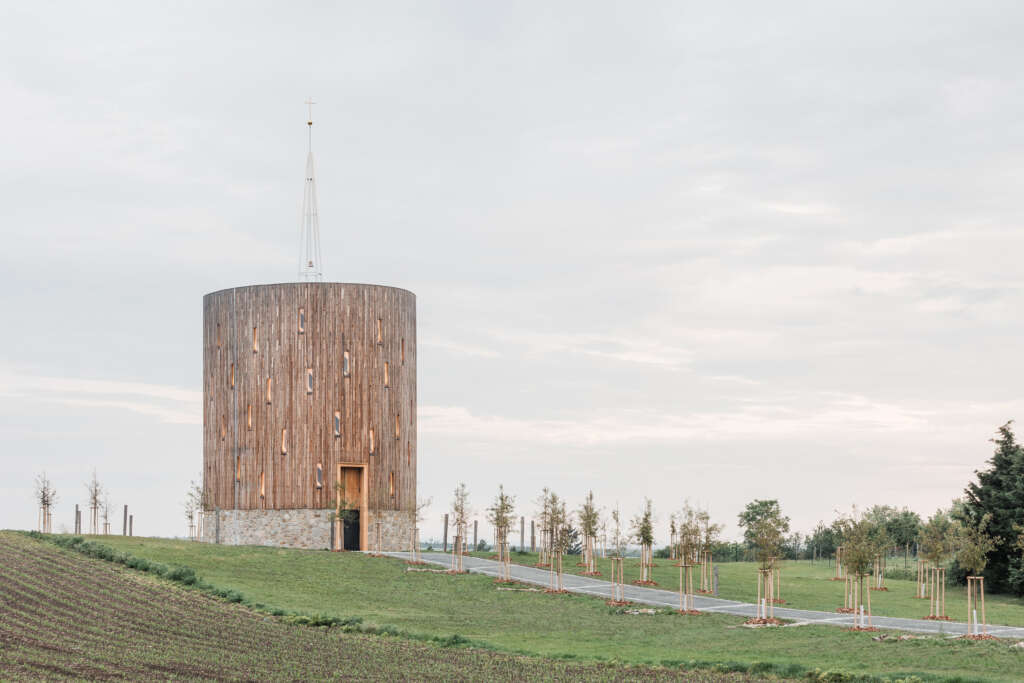 RCNKSK design chapel for spiritual reflection immersed in Czech landscape