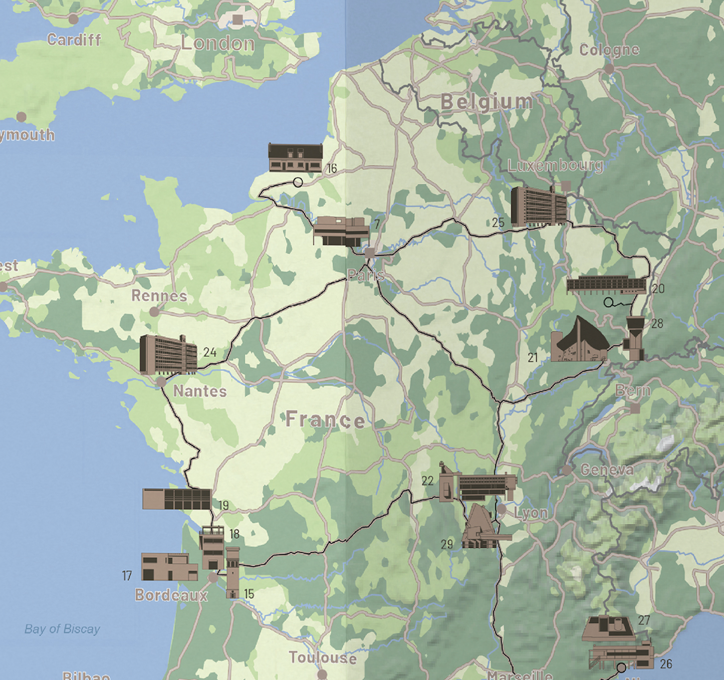 Le Corbusier in Paris & France
