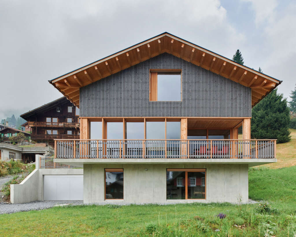 Gailing Rickling complete construction of a chalet in Swizerland with independent apartment