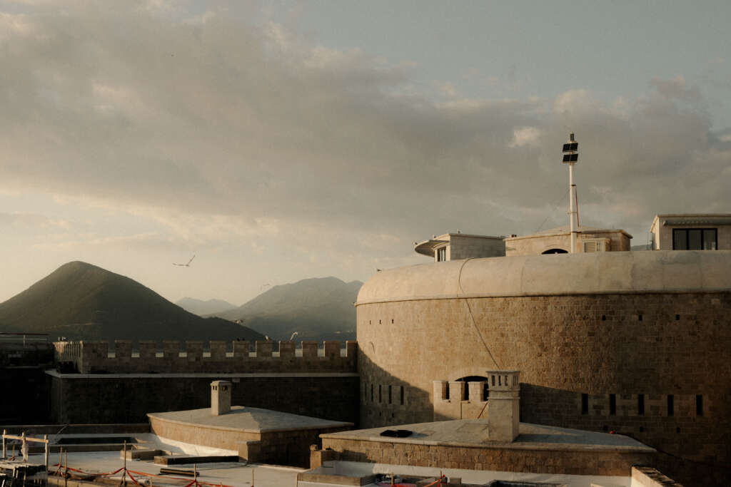 Escape to this island hotel inside a 19th-century fortress off the coast of Montenegro