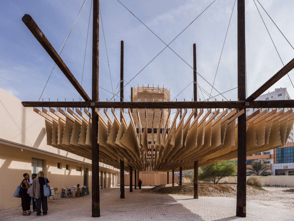 Between the Available and the Biodegradable: Al Borde create a new threshold in Sharjah
