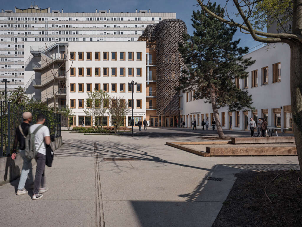 atelier associer complete James Baldwin Media Library &amp; Refugee House in Paris