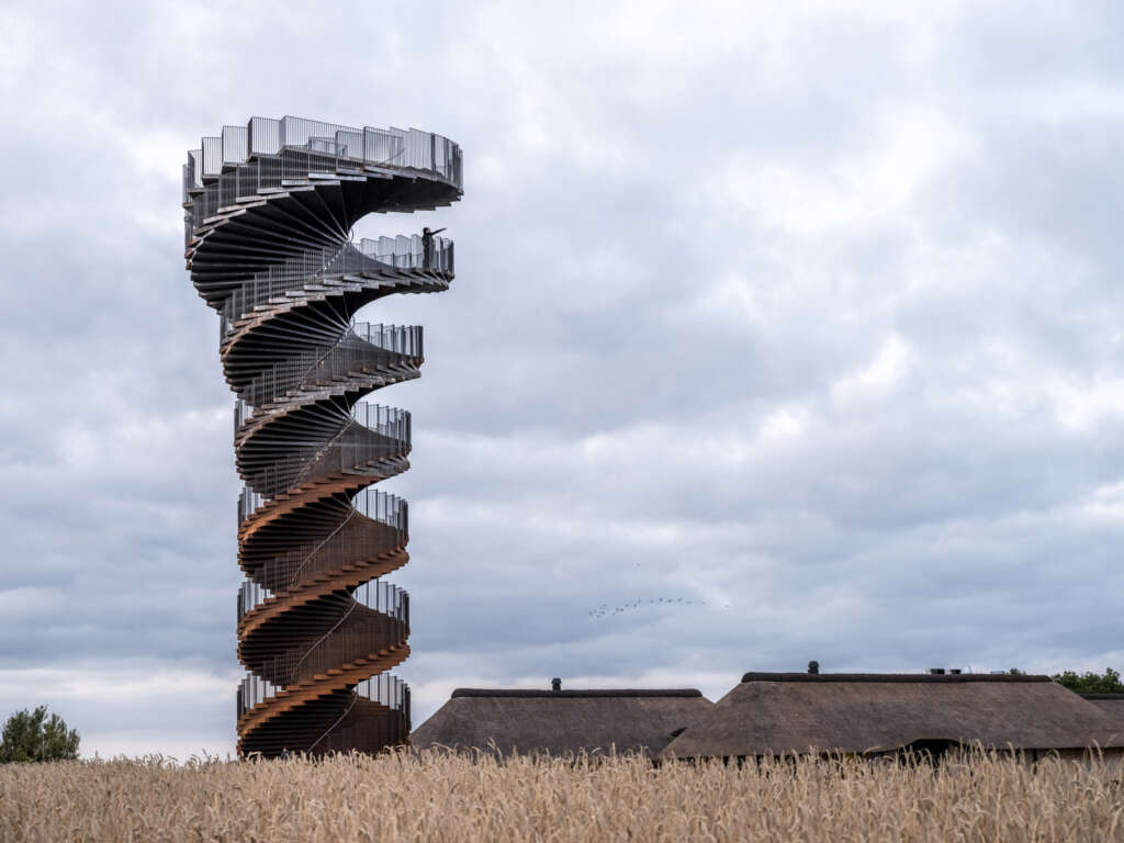 BIG complete a new sculptural landmark and lookout point in Denmark's Wadden Sea National Park