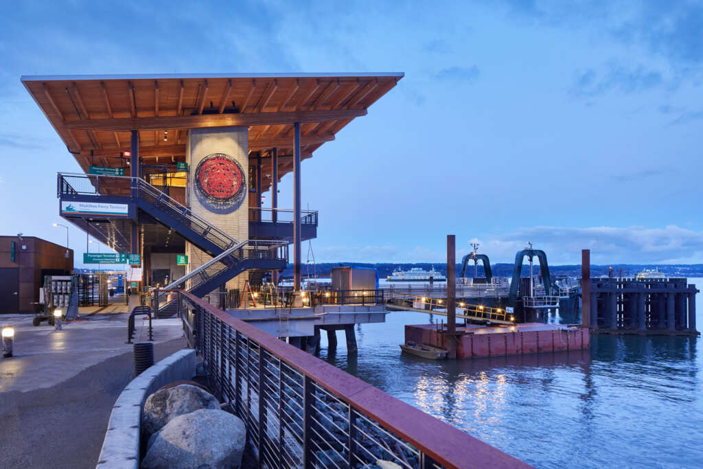 The new Mukilteo Ferry terminal is inspired by local Coast Salish tribes