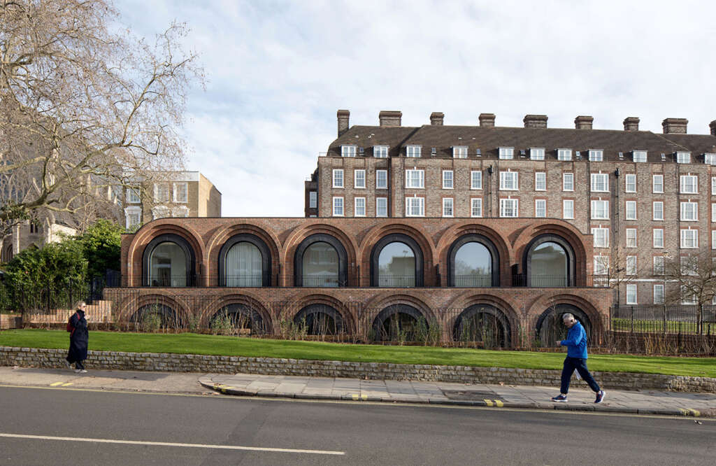 The Arches is a set of terraced town houses set in the Dartmouth Park conservation area in northwest London