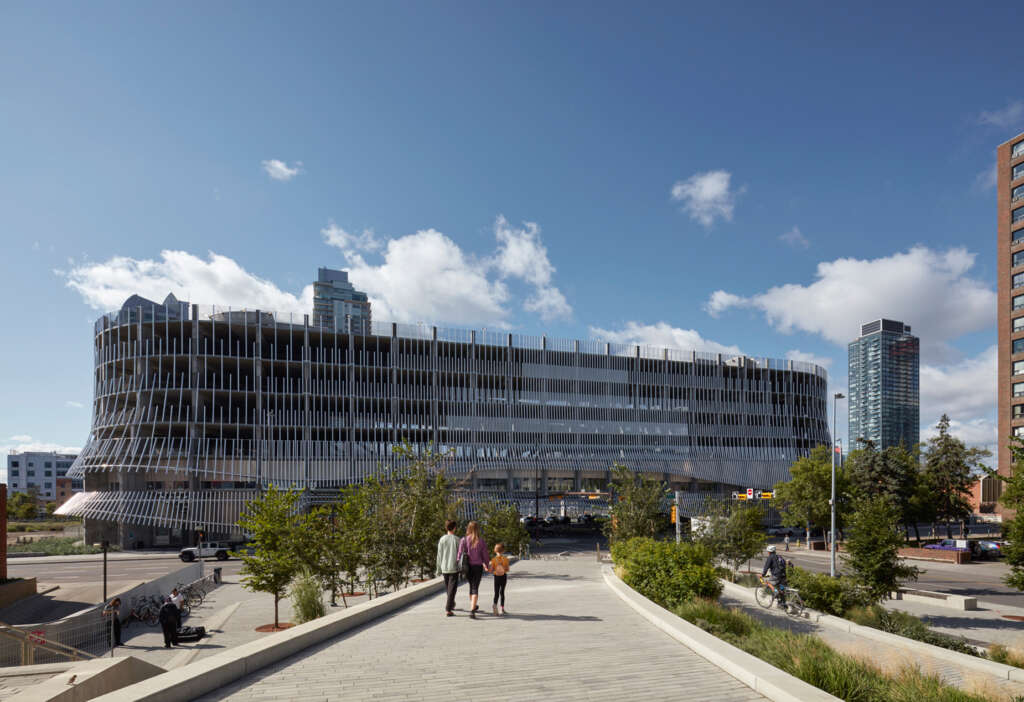 5468796 and Kasian Architecture complete elliptical helix parkade designed for future obsolescence