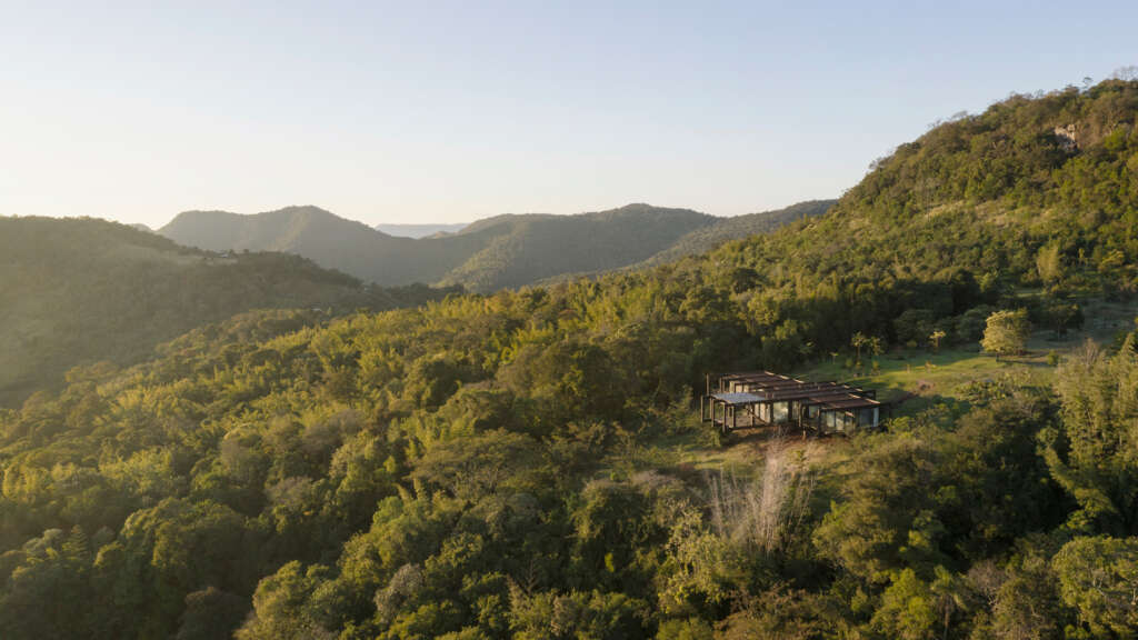 Escape to this prefabricated steel home in rural Paraguay
