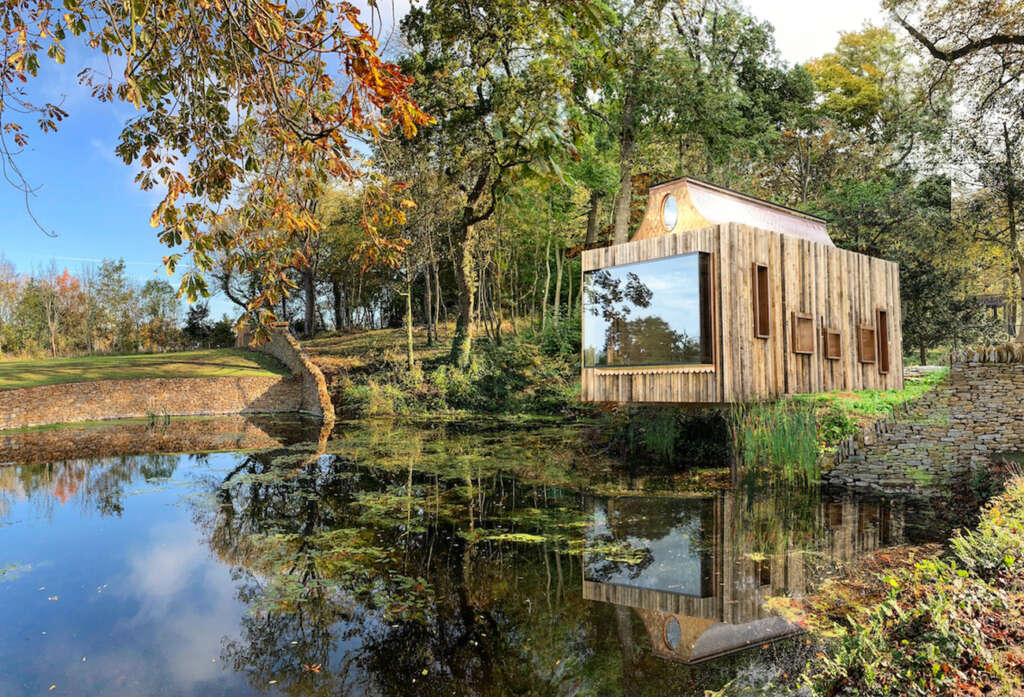 Invisible Studio complete a new home for bees and exhibition centre at The Newt in Somerset
