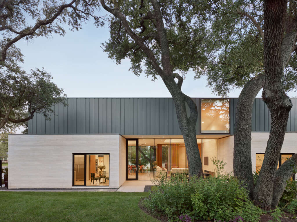 Alterstudio Architecture design light-filled contemporary home designed around central living area in Austin, Texas