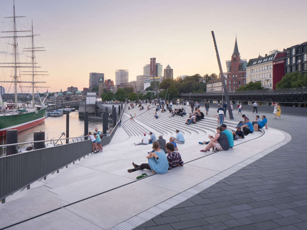 Zaha Hadid Architects design new Niederhafen River Promenade in Hamburg