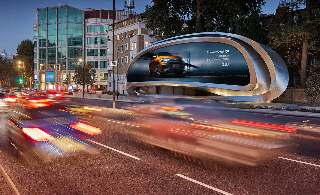 Zaha Hadid Architects Designs Contemporary Billboard in London