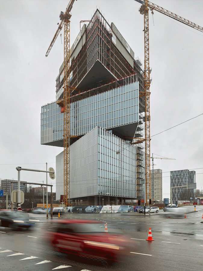 OMA / Reinier de Graaf's Nhow Amsterdam RAI Hotel Tops Out