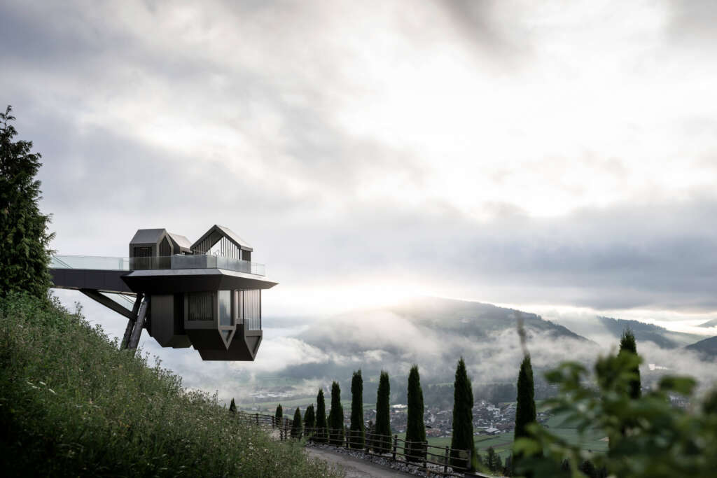 noa* network of architecture completes upside down village in South Tyrol