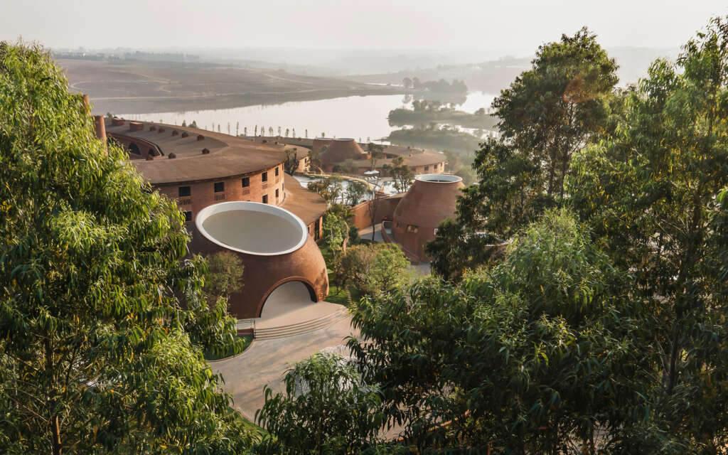 Escape to this brick wellness resort in Western China