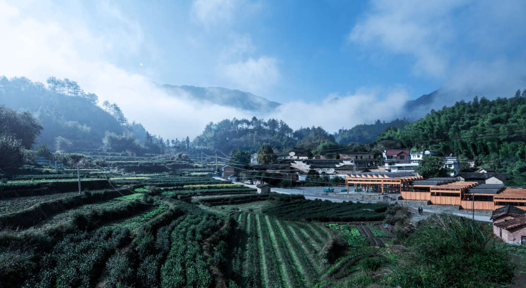 This tofu factory sits on the banks of a traditional Chinese mountain village