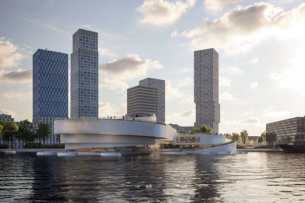 Mecanoo's Maritime Center provides a new scenic route for Rotterdam