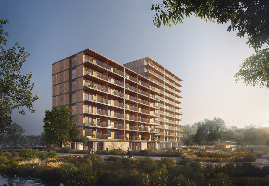 Powerhouse Company reveals plans for the largest timber-built affordable housing complex in the Netherlands