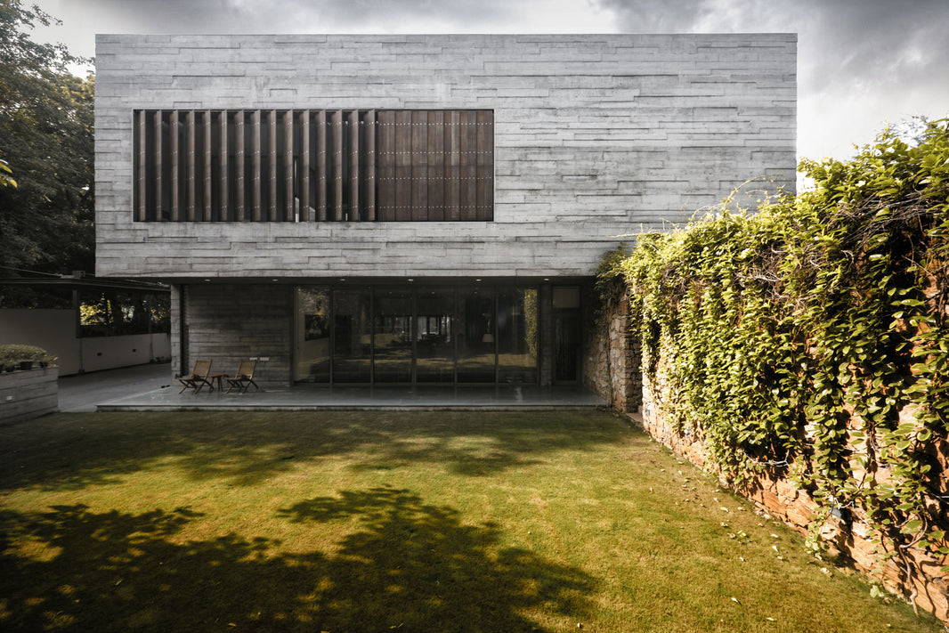 Inside This Concrete House In Ahmedabad