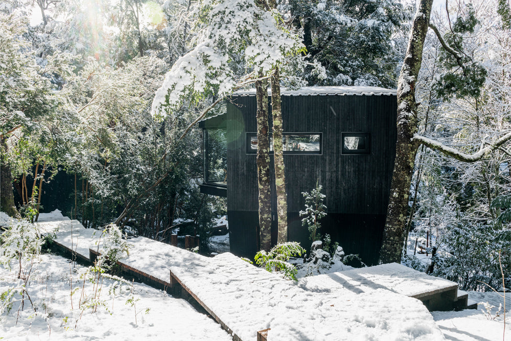 OJA design luxury landscape cabins in Argentine Patagonia
