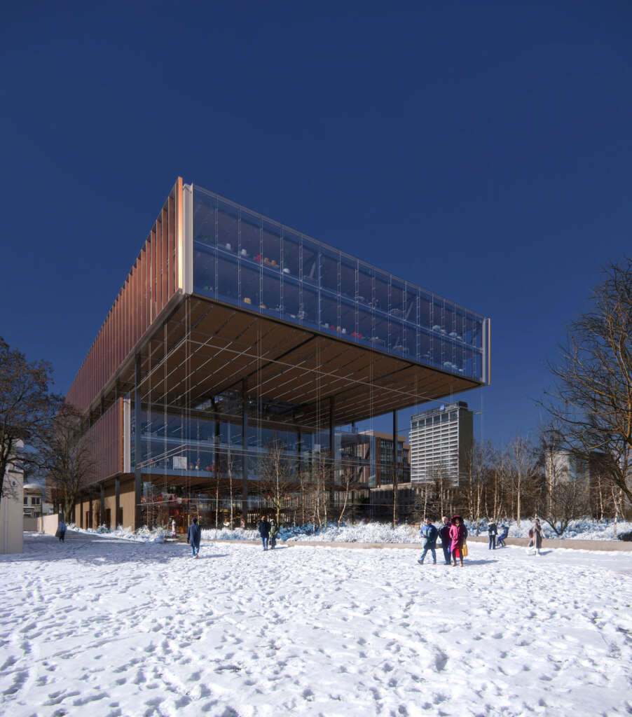 Rogers Stirk Harbour + Partners win competition for near net zero operational carbon business center in Vilnius