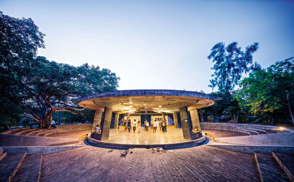 Anupama Kundoo designs circular pavilion for community gathering