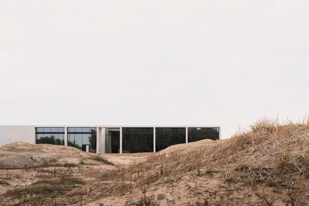 Crematorium in Belgium is a Peaceful Oasis Nestled in the Landscape