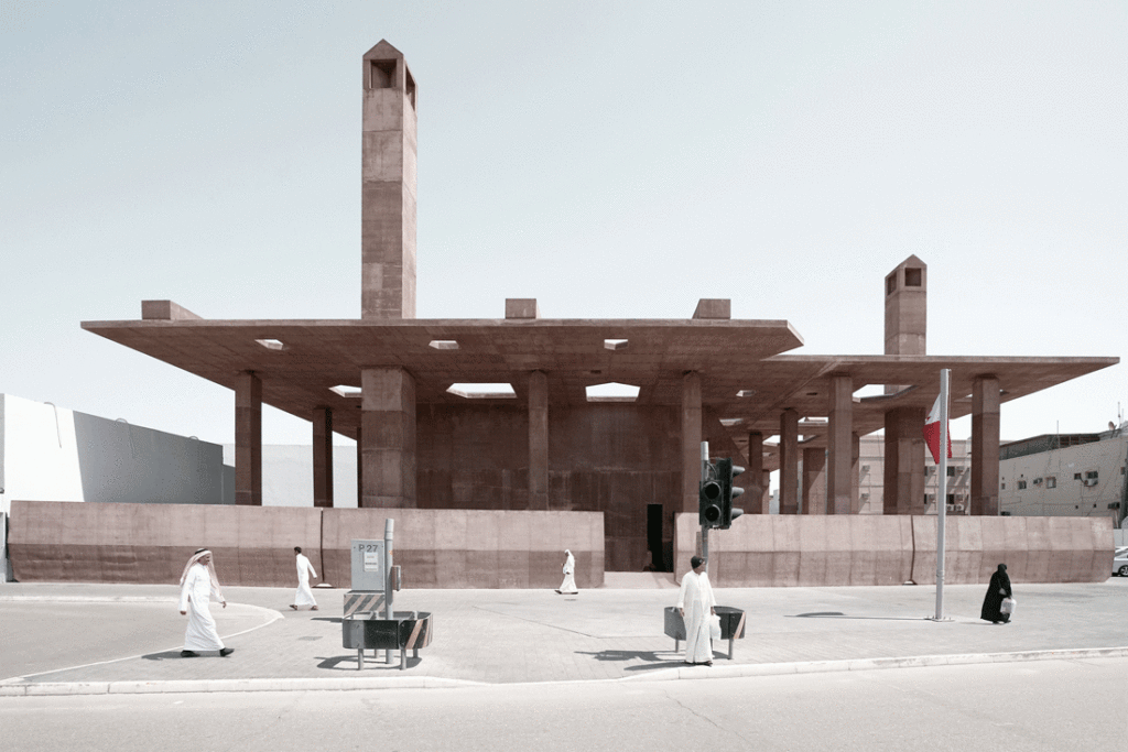 Forest of Columns Shelter UNESCO Site in Bahrain