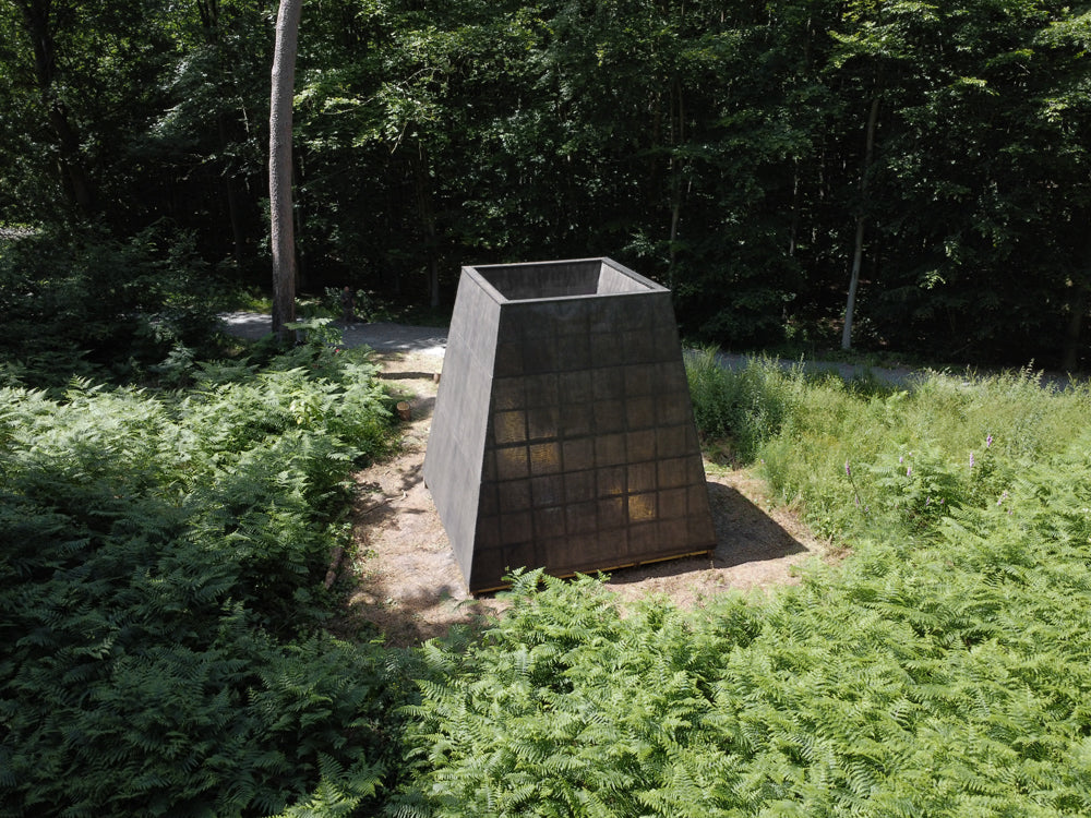 Escape to this spatial artefact in the middle of the forest by P + S Estudio de Arquitectura