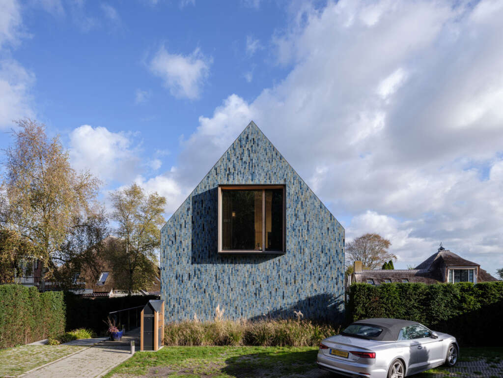 Mecanoo completes Villa BW cladded with multicoloured glazed tiles