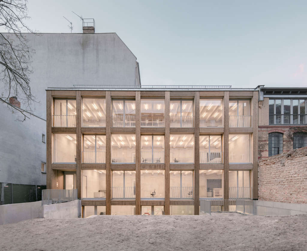JWA complete REMISE, a hybrid wood and concrete building in Berlin