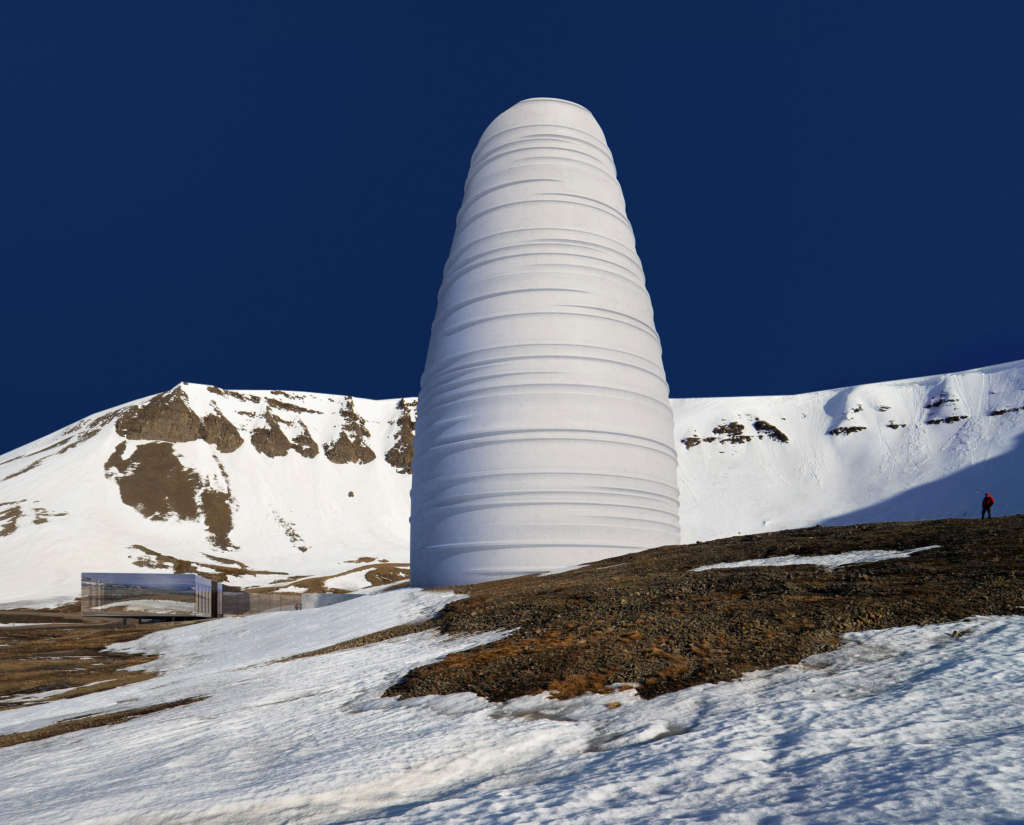 Snøhetta designs visitor center for arctic preservation storage