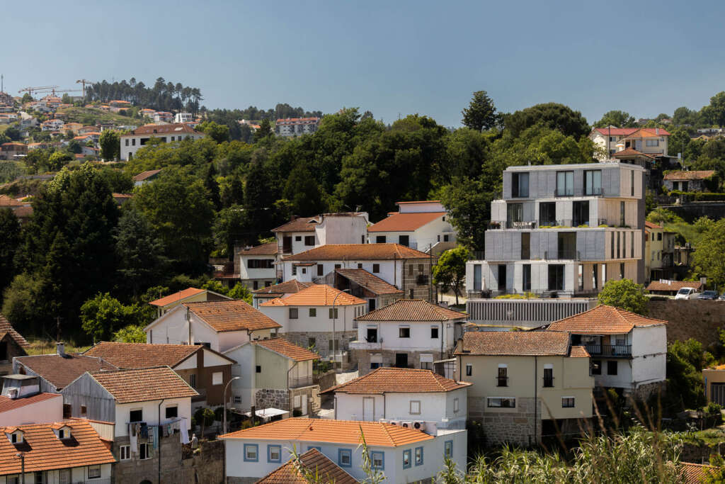Torre 261 features shifting floors to gain light and views over the Tâmega River