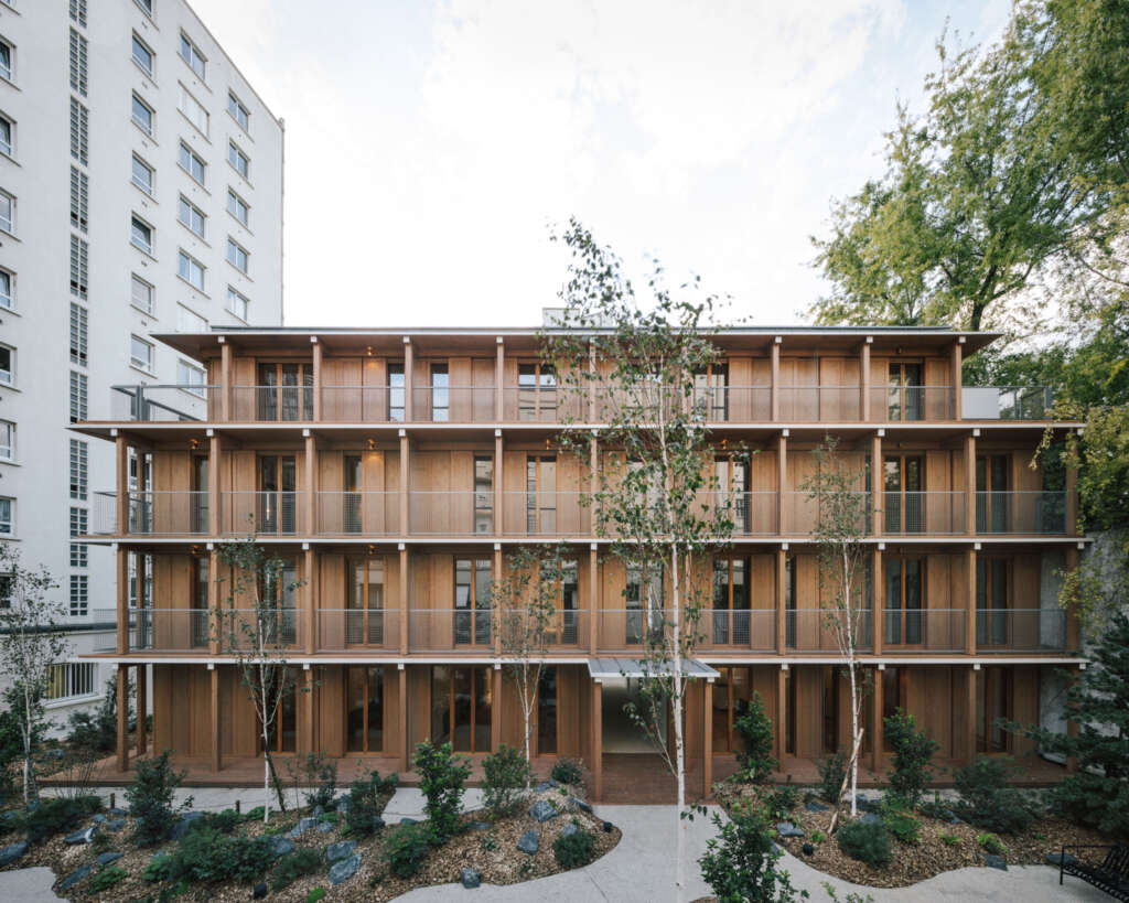 MARS Architectes complete sustainable wood apartment in the heart of Paris