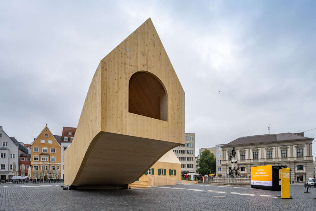 MVRDV and Fugger Foundation mark 500th anniversary of the Fuggerei social housing with celebration pavilion and three proposals for “Fuggerei of the Future”