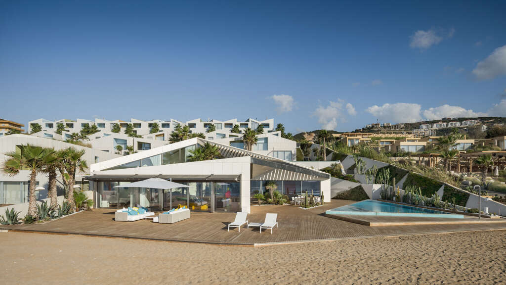 WORKac rethinks the traditional beach home with this angular villa in Lebanon