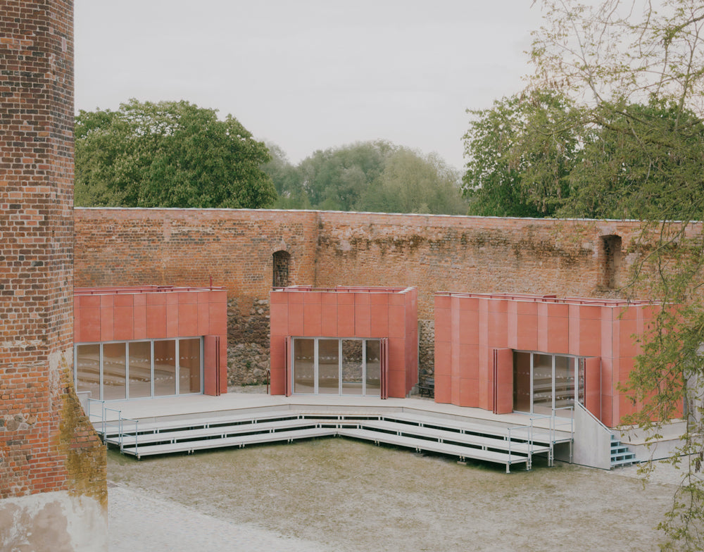 Atelier Fanelsa design three pavilions in medieval Brandenburg castle