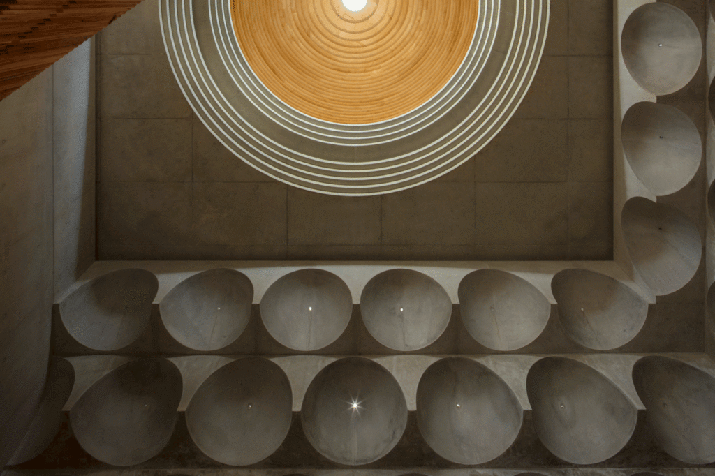 Punchbowl Mosque Features a Dramatic Timber Dome and Oculus