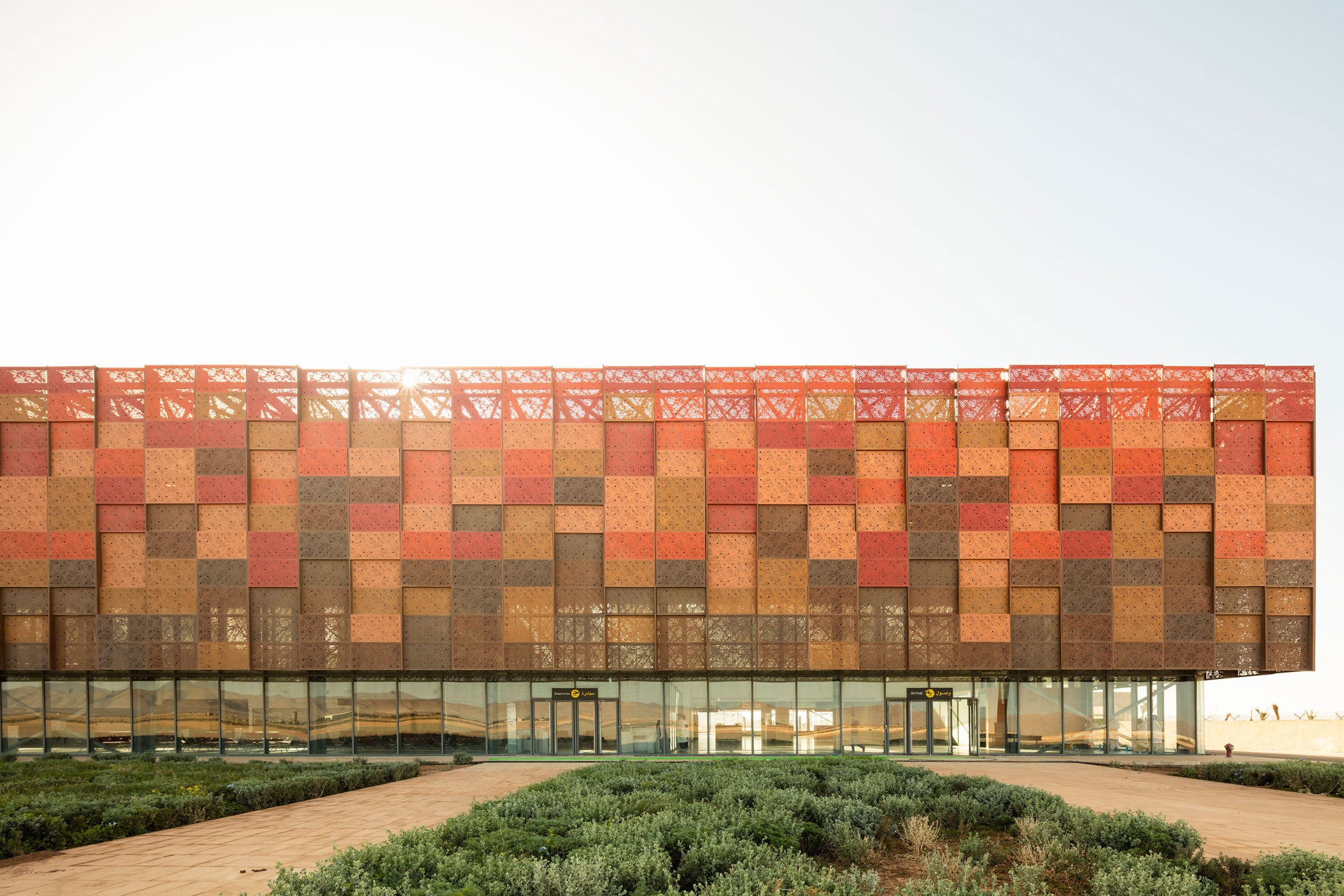 Airport in Morocco is Inspired by Local Textiles and Landscape