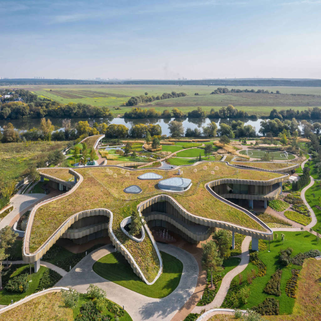 J. Mayer. H design topographic house in the landscape
