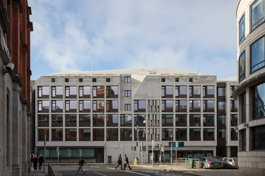 McCullough Mulvin Architects design student residences, sport and well-being facilities in a sensitive new addition to historic Trinity College campus